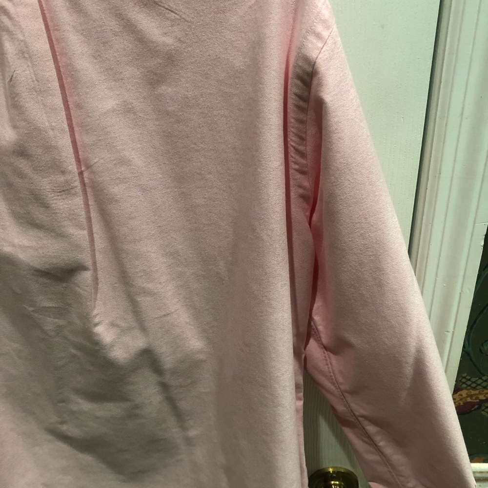 Polo Ralph Lauren Mens Large Pink Dress Shirt Classic Fit Oxford - Picture 5 of 6